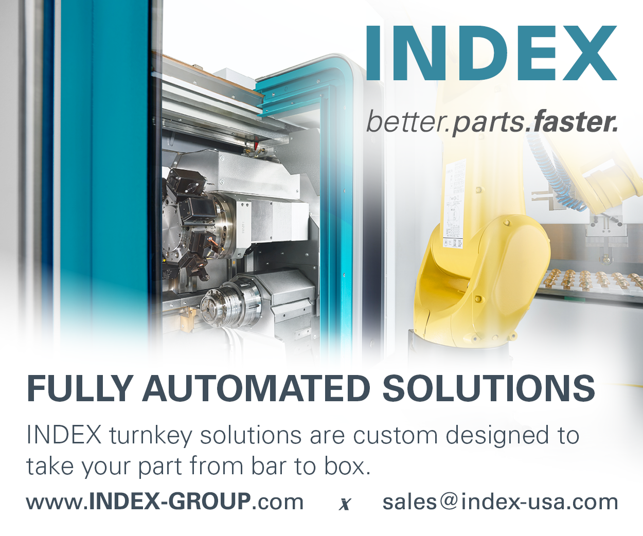 Index fully automated solutions